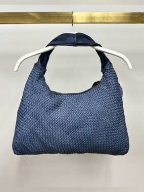 (L003-DNM) INTRECCIATO (BRAIDED) SHOULDER BAG
